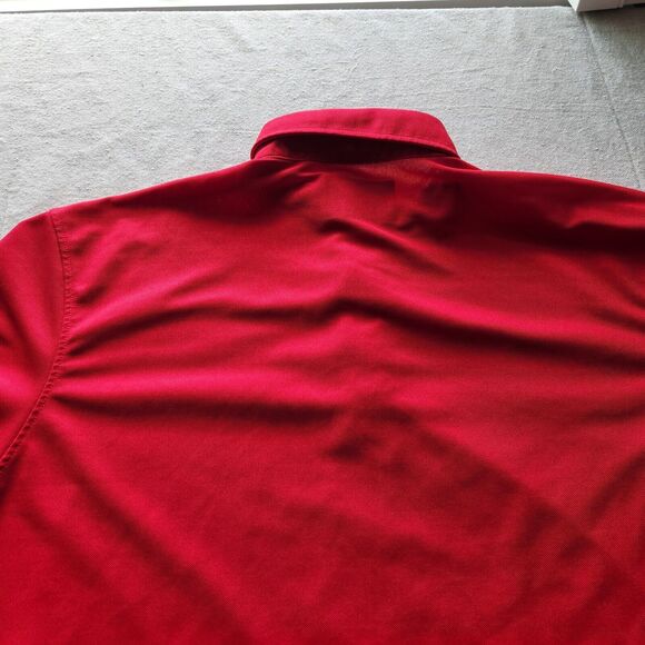 Chick-Fil-A Polo Shirt Mens XL Red Employee Uniform Work Oobe Authentic - Picture 12 of 14